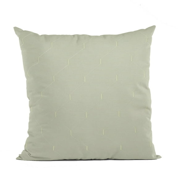Plutus Brands Plutus White Kona Embroydery, Some Shine To This Pattern Luxury Throw Pillow, 12L x 20W