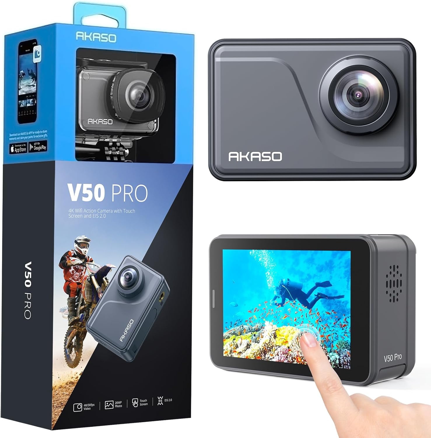 GoPro, Action Camera, HERO3 White Edition 1080P Wi-Fi Waterproof