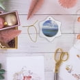 thumbnail image 6 of 3drose, Usvi, St. Thomas, Magens Bay. Aerial View of the Bay-ca37 Wbi0073 - Walter Bibikow, 3 inch Snowflake Porcelain Ornament, 6 of 7