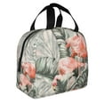 thumbnail image 2 of Honeii Tropical With Flamingos Print Lunch Bag Women, Lunch Box Lunch Bag for Women Adult Men, Small Leakproof Cute Lunch Tote Large Capacity Reusable, 2 of 8