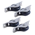 thumbnail image 1 of 4 Pcs Nylon Single Axle Sliding Door Roller Window Sash Pulley Wheel, 1 of 8