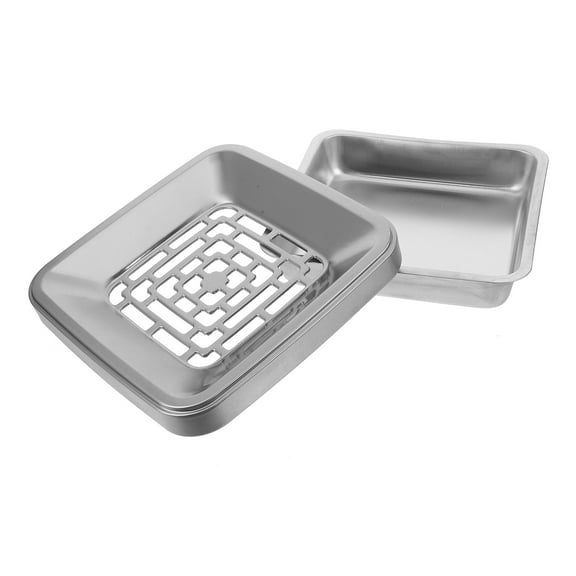 FOLOYORI Industrial Garbage Can Lid Stainless Steel 1Pcs 9.0X7.6X1.8In