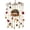 A002- B, variant on Fall Hanging Decor, 12 Inch Vintage Fox Design Fall Decor for Home Fall Decorations for Home Outdoor Fall Tree Decor Fall Window Decor for Porch and Festival Display, 1 Pack