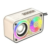 Speakers Bluetooth Wireless Cleaning Cloths Indoor and Outdoor Portable Bluetooth Speaker Seyberpunk Speaker Transparent Wireless Bluetooth Speaker Cool Glittering Bluetooth Speaker Stylish Gift