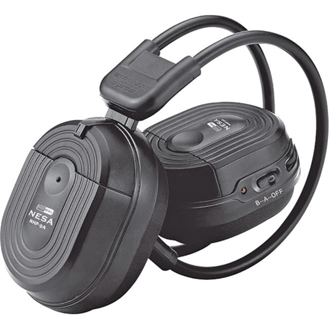 Power Acoustik HP900S Swivel Ear Pad 2Channel RF 900MHz Wireless