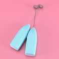 thumbnail image 2 of HOMEMAXS 2Pcs Mini Electric Whisk Hand Mixer Stainless Steel Egg and Milk Frother for Home Kitchen (Blue), 2 of 10