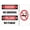 Warning Sign 2, variant on Danger PELIGRO - No Smoking Safety Sign - 8"x12" Aluminum Danger Tin Road Sign, Workplace Flammable Zone Marker
