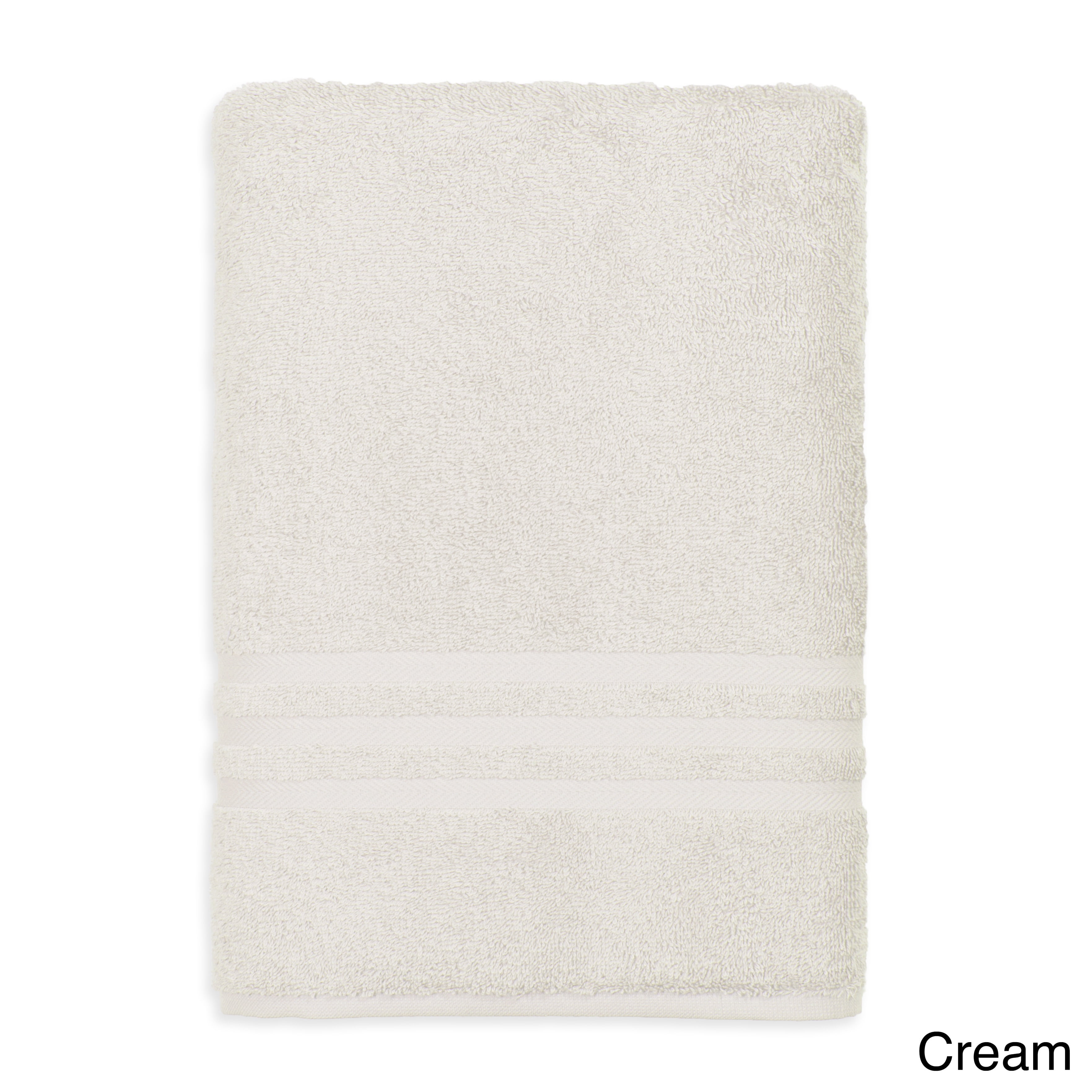 Authentic Hotel and Spa Omni Turkish Cotton Terry Oversized Bath Sheet Latte
