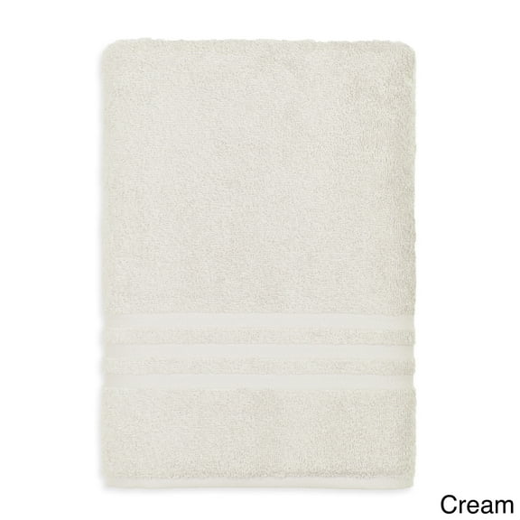 Authentic Hotel and Spa  Omni Turkish Cotton Terry Oversized Bath Sheet Cream