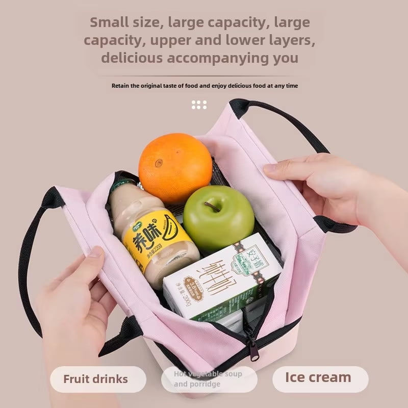 Lunch Bag with Should Strap Handle Cooler Pocket Women Portable Food Bags for Work Student Thermal Lunch Box Thermal Pouch