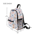 thumbnail image 3 of FORMRS School Backpack with Front Zippered Pocket 12" Student Travel Daypack, Pink Mosaic Pattern, 3 of 6