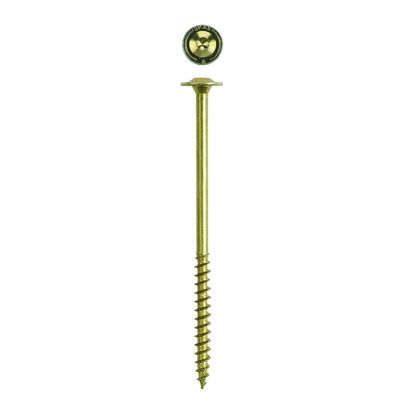 SPAX 1/4" x 6" Interior Washer Head Structural Wood Lag Screws Powerlags Torx T-Star 50 EA Bit Included Heavy Duty