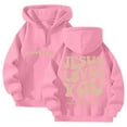 thumbnail image 4 of Unisex Letter Print Hooded Zip Up Sweatshirt | Streetwear Loose Fit Pullover Hoodie Zipper Hoodie Oversized Sweatshirt Women Zipper Jacket Women Lightweight Sweatshirts Women Womens Hoodies Zip up, 4 of 5
