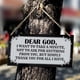 thumbnail image 4 of Wooden Doorplate Wall Hanging Board | My Sweet Lord Plaque Sign | Rustic Home Wall Decoration | Gratitude Reminder | Durable Solid Wood | Easy Mounting | 6x6 Inch | 1 Piece, 4 of 6