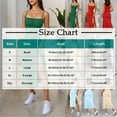 thumbnail image 3 of Simua Women's Summer Fashion Dress Sexy Spaghetti Strap Split Solid Color Backless Slim Midi Dress, 3 of 9