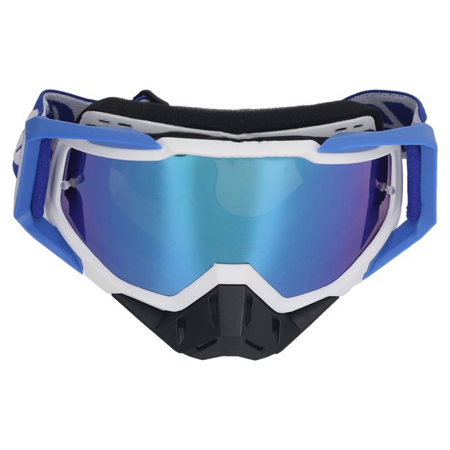 Gafas de montar,Gafas de motocicleta Gafas de esquí UV a prueba de viento Gafas de casco de carreras Características de vanguardia
