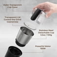 thumbnail image 2 of Kaffe Coffee Grinder Electric Stainless Steel Blades Cleaning Brush Included Versatile 4.5 oz, 2 of 6
