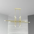 thumbnail image 3 of KAN-4016HP-AGB Dainolite Kanata - 16 Light Horizontal Pendant-Aged Brass Finish, 3 of 3