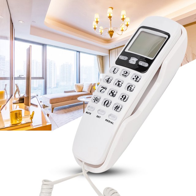 Call Back Home Telephone, Telephone, 38 Sets Of Memory For Home Restaurant Office Advisory Service Black,White,Red