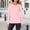 I-Pink, variant on 2025 Women's Classic Fit Long Shirts Women for Sleeve Crew Neck Solid Mock Turtle Neck Ladies Color Long Sleeved Base Cotton Spandex Womens Shirts T