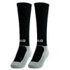 R-BAO Authorized Boy Cotton Blends Breathable Outdoor Sports Soccer Football Long Socks Pair Black