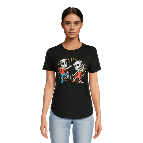 Women's Simpsons Skeleton T-Shirt