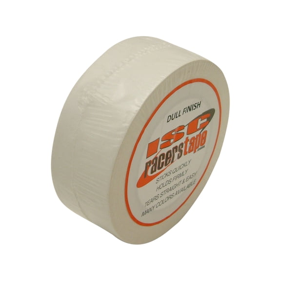ISC Dull-Finish Racer's Tape: 2 in x 55 yds. (White)