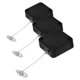thumbnail image 3 of La caja de cables antirrobo retráctil automática de 3 piezas protege su tableta, teléfono móvil y control remoto compacto para viajes y uso doméstico, 3 of 5