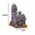 thumbnail image 2 of LAMIRO Halloween Haunted House Resin Figurine - Modern Style Horror Decor Accessory for Halloween Decorations, 2 of 7