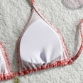 thumbnail image 6 of Stamzod Women's Two Piece Bikini Set High Cut Halter Bathing Suits Summer Beach Swimsuit 2026 Cute Bikinis Red M, 6 of 7