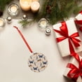 thumbnail image 6 of Sikiie Butterflies Acrylic Christmas Ornament Pendant Christmas Ornaments Hanging Ornament for Christmas Winter New Year Party -Round Shape, 6 of 7