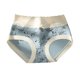 thumbnail image 1 of Gibobby Pantaletas para mujer Pantalones cortos de triángulo sin costuras cómodos con ventilación de algodón de cintura media para mujer(Azul claro,M), 1 of 3