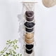 thumbnail image 5 of Organizador de macramé para gorras de béisbol, estilo bohemio, para 8 gorras, organizador de pared para gorras., 5 of 6