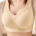 thumbnail image 2 of Hduncf Women's Fashion Seamless Wireless Push Up Bras with Support and Lift No Underwire Full Coverage Everyday Bra Yellow M, 2 of 9