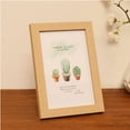 thumbnail image 2 of Simple and Modern Wooden Photo Frame Display Stand, Picture Frames 6X8 Inch Wooden Photo Frames Tabletop or Wall Display Decoration for Photos Paintings Posters, 2 of 3