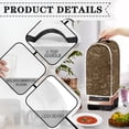 thumbnail image 4 of Yuyamidu Coffee Theme Blender Cover Stain Resistant Coffee Juice Machine Blender Dust Cover Universal Stand Mixer Case Kitchen Appliance Decorative Cover, Brown, 4 of 6