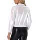 thumbnail image 3 of CHAQUETA METÁLICA LIGERA CON CREMALLERA DE MANGA LARGA BRILLANTE Y HOLOGRÁFICA PARA MUJERES INSPIRE CHIC S BLANCA HOLOGRÁFICA, 3 of 6