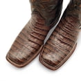 thumbnail image 3 of The Western Shops Men's Leather Crocodile Print Midcalf Square Toe Western Cowboy Boot, 3 of 6