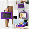 thumbnail image 6 of For Xiaomi Redmi Pad SE 8.7 inch 2024, 360 Rotating Shockproof Cover with Stand, Handle, Shoulder Strap, Purple, 6 of 7