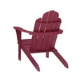thumbnail image 5 of Hawthorne Collections Traditional Wood Outdoor Chair with Arm Rests in Red, 5 of 11