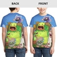 thumbnail image 4 of My Singing Monsters Youth T-Shirts Graphic Shirts Blouse For Teen Boys Girls Casual Short Sleeve Tee Tops X-Small, 4 of 6