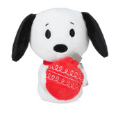 Hallmark Peanuts Christmas Snoopy with Ornament Itty Bittys Plush New with Tag