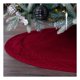 thumbnail image 1 of Pie de Árbol de Navidad Tejido Tipo Lana, Falda para Pino Navideño Esquimal (Rojo Granate), 1 of 6