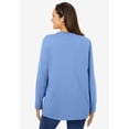 thumbnail image 3 of Woman Within Plus Size Perfect Long-Sleeve Crewneck Tee (Petite Available), 3 of 6