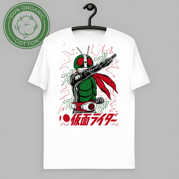 RARE Anime Kamen Rider T-shirt Masked Rider Gift Shirt Unisex Short Sleeve All Size-TH61184