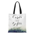 thumbnail image 1 of JSDART Sac Fourre-Tout en Toile Signe Arbres de Pin Forêt Mariage Hiver Nature Sac Réutilisable Épaule Courses, 1 of 1