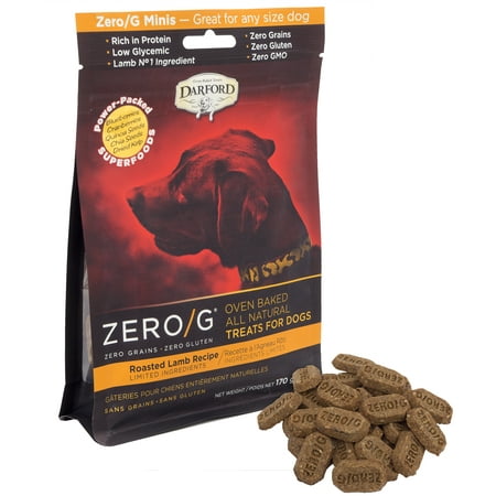 UPC: 0064863174650 | Darford ZERO/G MINI Roasted Lamb dog treats  6 oz.