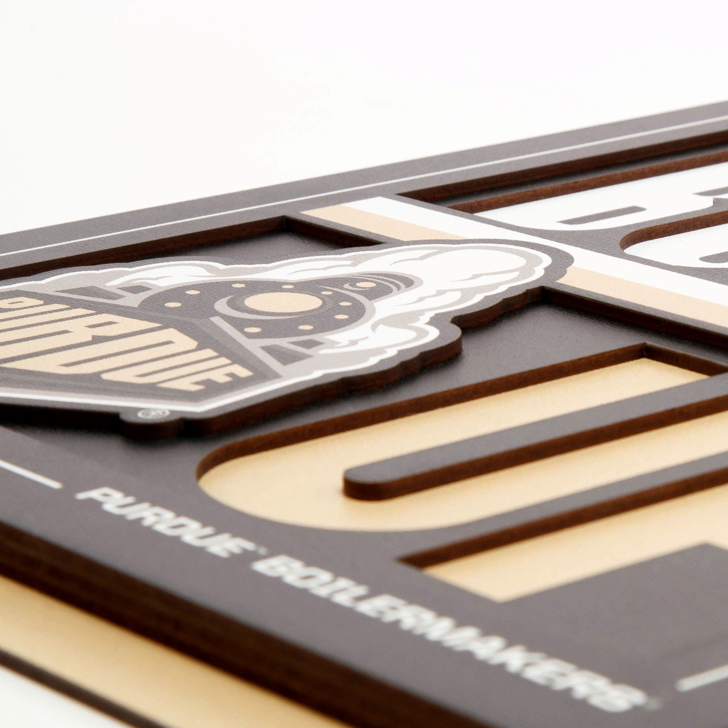 YouTheFan NCAA Purdue Boilermakers Slogan Series 3D Wall Art