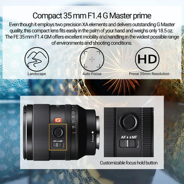 Sony FE 85mm f1.4 GM Lens Bundle with Sony FE Master Lens