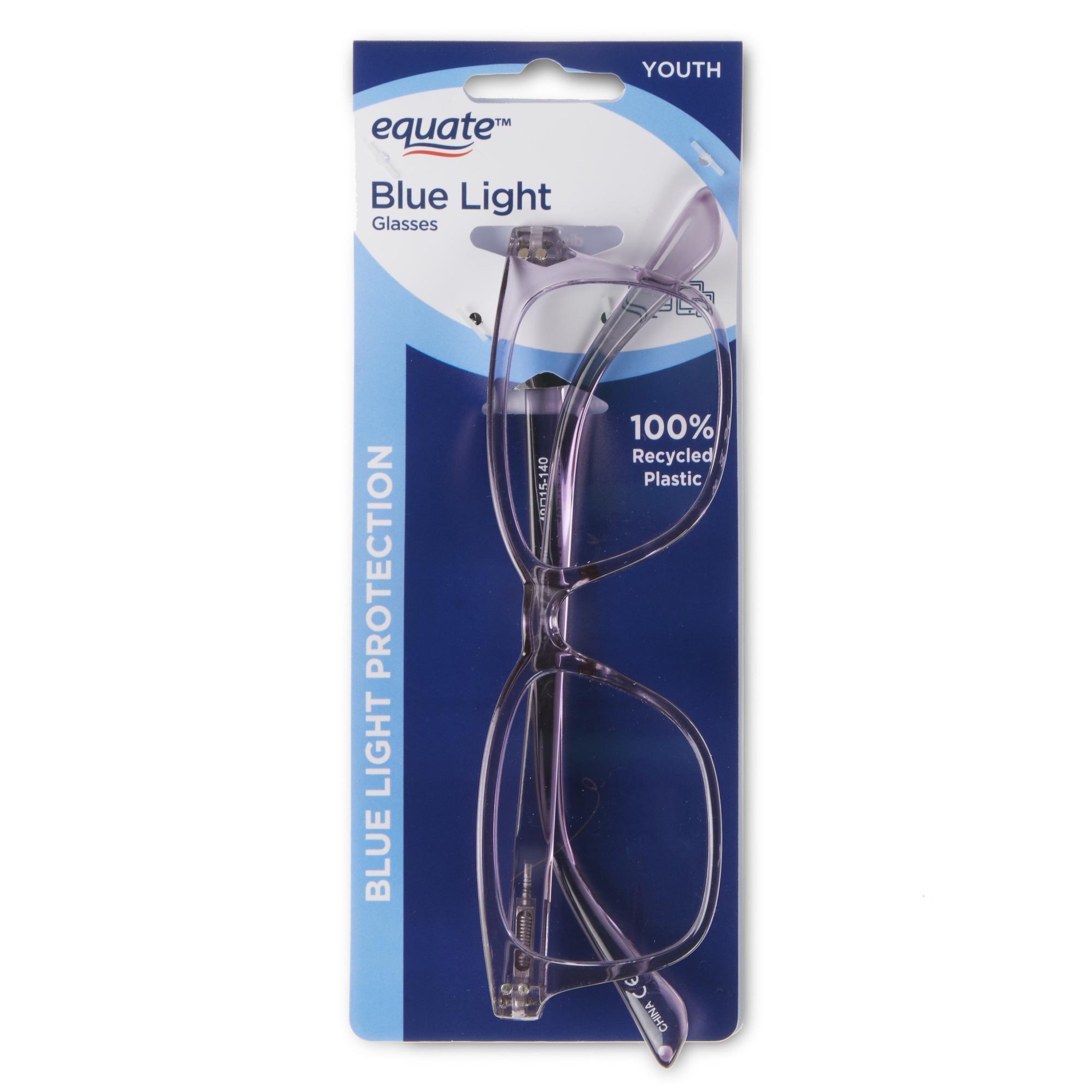Equate Youth Blue Light Glasses, Clear HSA/FSA Eligible